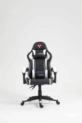 Кресло спортивное ТопЧаирс Шадов черно-белый / TopChairs Shadow_1