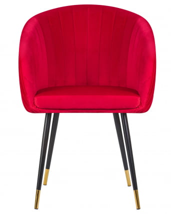 Стул обеденный ДОБРИН МАРЙ Малиновый велюр 1922-14 / DOBRIN MARY_5