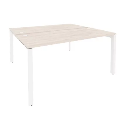 Рабочая станция на П-образном м/к ОНИКС О.МП-Д.РС-2.4.7 Денвер Светлый/Белый / ONIX O.MP-D.RS-2.4.7_0