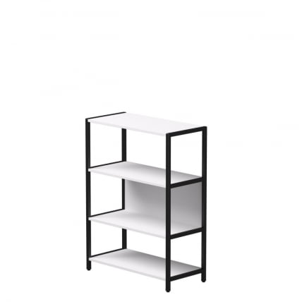 Стеллаж металлический средний Еверпроф ЕВО 254Н010 Белый Черный / Everprof EVO_0