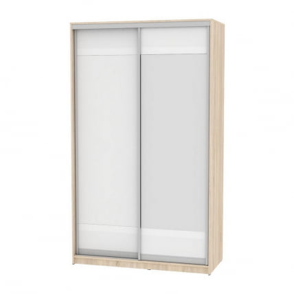 Шкаф-купе Б-220х135х60-2(ДСС-Белый-Д9Д10) / B-220х135х60-2(ДСС-Белый-D9D10)_0