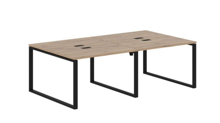 Бенч-система ЕДИС ЕКВСТ 2313 Дуб Денвер светлый Черный / EDIS EQWST_0