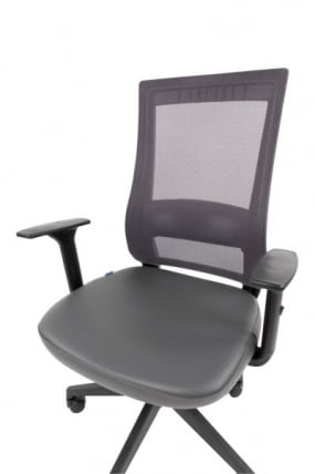 Офисное кресло CХАИРМАН 500 ЛТ (ЛТ) ЭКО Б/П экокожа Серый / CHAIRMAN (LT)_7