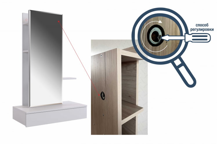 Трюмо Мария СТМ-01 Дуб сонома / STM-01_4