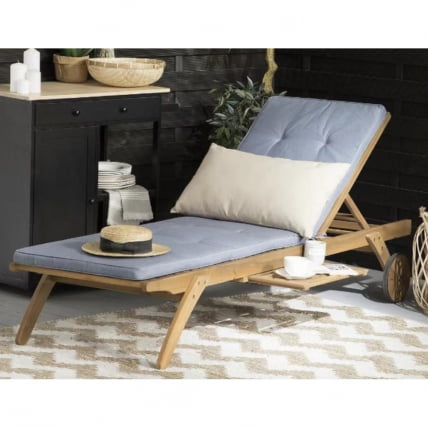 Шезлонг-лежак А37C Грей-Блуе / A37C Grey-Blue_0