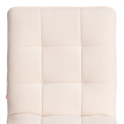 Кресло офисное ЗЕРО СС флок , молочный, 4 / ZERO_6