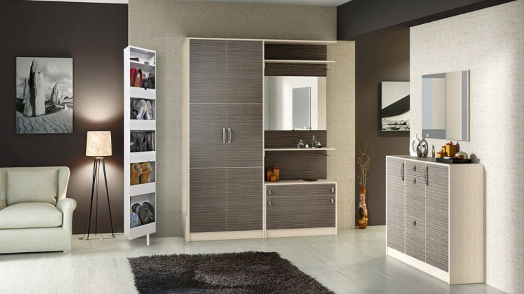 Поворотный зеркальный шкаф Лупо Арт Белый / Lupo Art_15