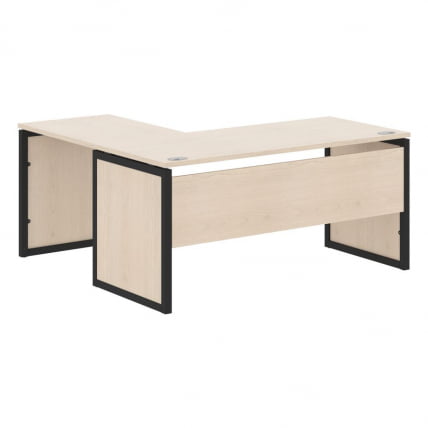 Стол письменный угловой правый КСТЕН-КП КСКПCТ 1615 Р Бук Тиара Антрацит / XTEN-QP XQPCT R_0