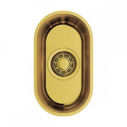 Мойка Омоикири Оми 16-У-Аб Нерж.Сталь/Латунь / Omoikiri Omi 16-U-Ab_0