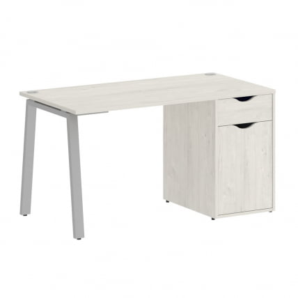 Стол письменный ХОМЕ ОФФИCЕ ВР.СП-3-138.1.А Дуб Наварра/Серый металл / HOME OFFICE VR.SP-3-138.1.A_0