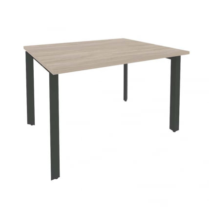 Стол переговорный (1 столешница) ОНИКС О.МП-ПРГ-1.2 Дуб Аттик/Антрацит / ONIX O.MP-PRG-1.2_0