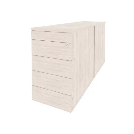 Тумба двойная приставная / опорная (ТИП-ОН) ОНИКС О.ТПО-2.7 ТИП Денвер Светлый / (TIP-ON) ONIX O.TPO-2.7 TIP_0