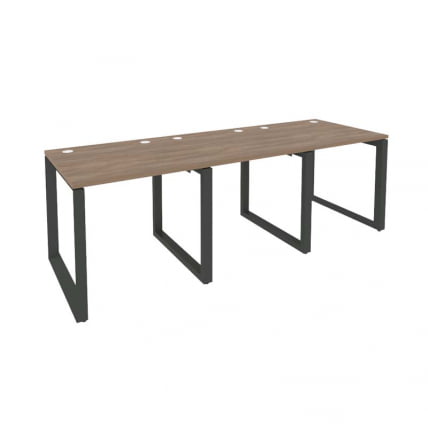 Рабочая станция на О-образном м/к ОНИКС О.МО-РС-3.0.8 Дуб Аризона/Антрацит / ONIX O.MO-RS-3.0.8_0