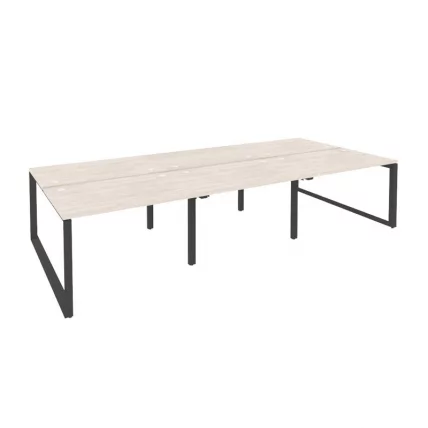 Рабочая станция на О-образном м/к ОНИКС О.МО-Д.РС-6.2.8 Денвер Светлый/Антрацит / ONIX O.MO-D.RS-6.2.8_0