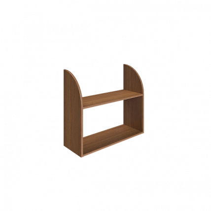 Полка навесная Рива А.ПНС-1 Орех Гварнери / Riva_0