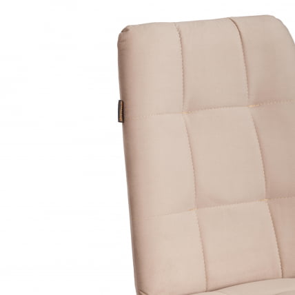 Стул обеденный Асти велюр, молочный/черный, (Порсче 2) / Asti (Porsche_8