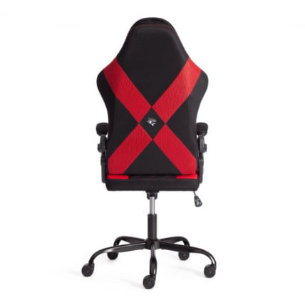 Кресло иШарк ткань, черный / красный / iShark_7