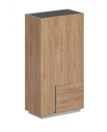 Шкаф высокий правый Оливер ОЛ-060-20-15.ГН.ГН.ГН.Р Гикори натуральный / Oliver OL-060-20-15.GN.GN.GN.R_0