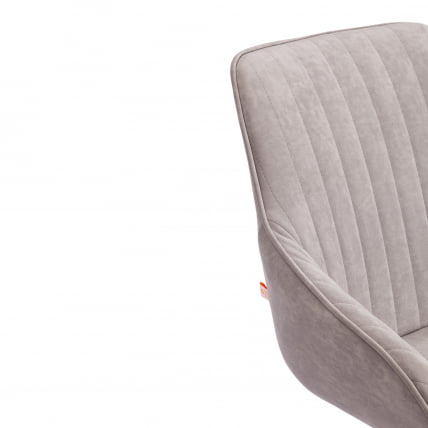 Кресло офисное ДУБЛИН велюр Cлермон, св. -серый, 60 / DUBLIN Clermon,_8