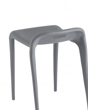 Табурет Слеттен пластик Серый / Sletten_6