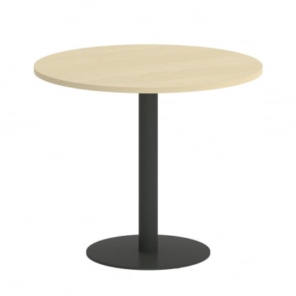 Стол журнальный круглый ХОМЕ ОФФИCЕ ВР.СП-5-90.1 Клен/Антрацит металл / HOME OFFICE VR.SP-5-90.1_0