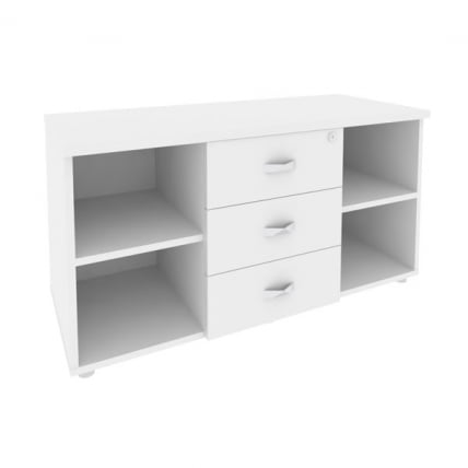 Тумба сервисная с ящиками ОНИКС О.ТС-11 Белый Бриллиант / ONIX O.TS-11_0