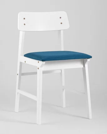 Комплект из двух стульев ОДЕН ВХИТЕ 2 шт Синий / ODEN WHITE_1