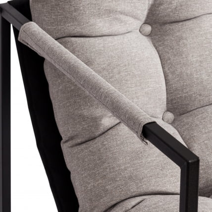 Кресло Чарли/Чарли рогожка, серо-бежевый, 3М 16/2, 70х70х84 см / Charli/Чарли 3M_10