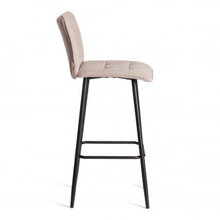 Барный стул Бари/Бари велюр, бежевый, 7, 45х56х110 см / Bari/Бари_1