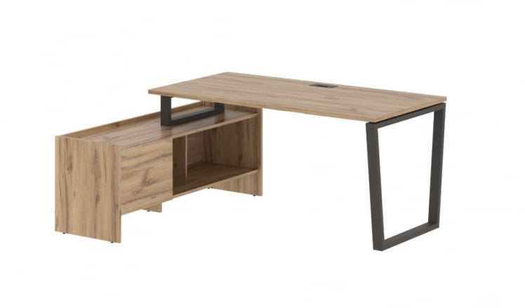 Стол с тумбой ЕДИС ЕВCТ 17814 Дуб Денвер светлый Мокко / EDIS EVCT_0