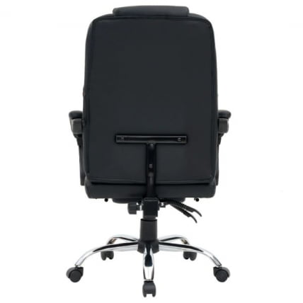 Кресло офисное с функцией вибромассажа CРОМЕКС (КРОМЕКС) Чилл МС-005 экокожа черное / CROMEX Chill MS-005_8