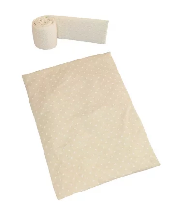 Набор Микуна Галаксй покрывало+бортик для колыбели ТХ-1823 Галаксй беиге / Micuna Galaxy Galaxy beige_0