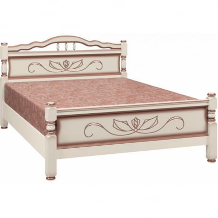 Комплект мебели для спальни Виктория №1 Макиато Дуб молочный с патиной_1