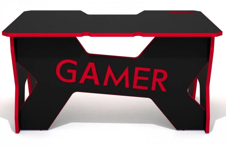 Стол геймерский Генериc Комфорт Гамер2/ДС/НР Красный Черный / Generic Comfort Gamer2/DS/NR_1