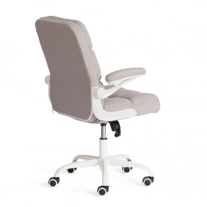 Кресло офисное Лугано Вх ткань теддй, светло-серый / Lugano Wh teddy,_2