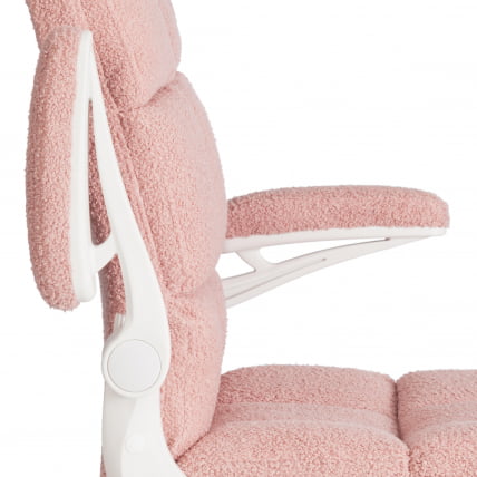 Кресло офисное Лугано Вх ткань теддй, розовый / Lugano Wh teddy,_8
