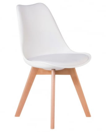 Стул обеденный ДОБРИН ДЖЕРРЙ СОФТ (ножки светлый бук, цвет сиденья белый (В-02)) 4 шт / DOBRIN JERRY SOFT (W-02))_2