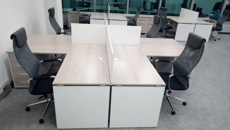 Тумба приставная Дека 9.05.10 Дуб Сантана светлый/Белый / Deka_6