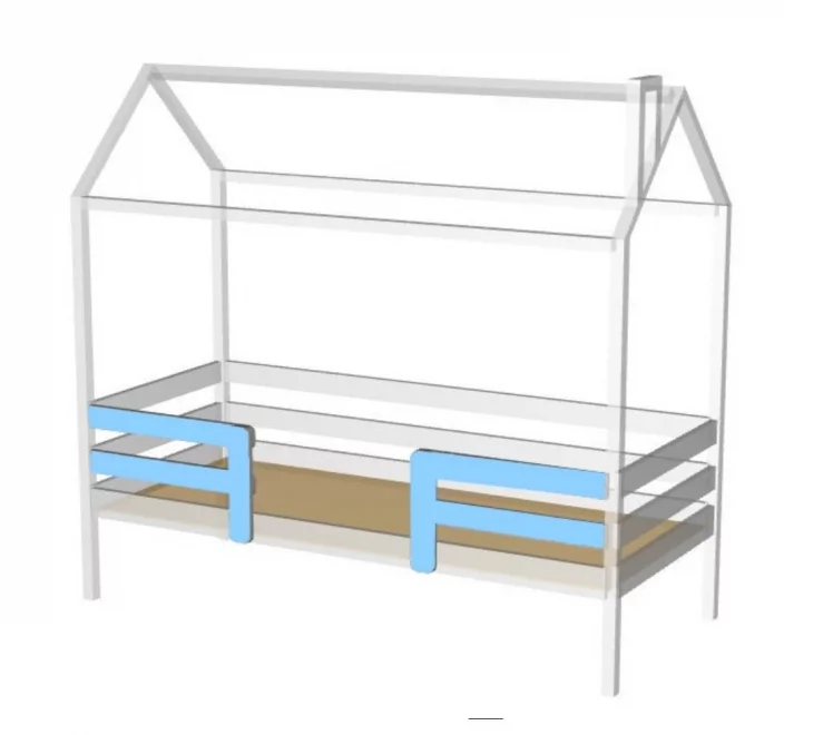 Кровать-домик РооРоом кд-2 Белый / RooRoom_1