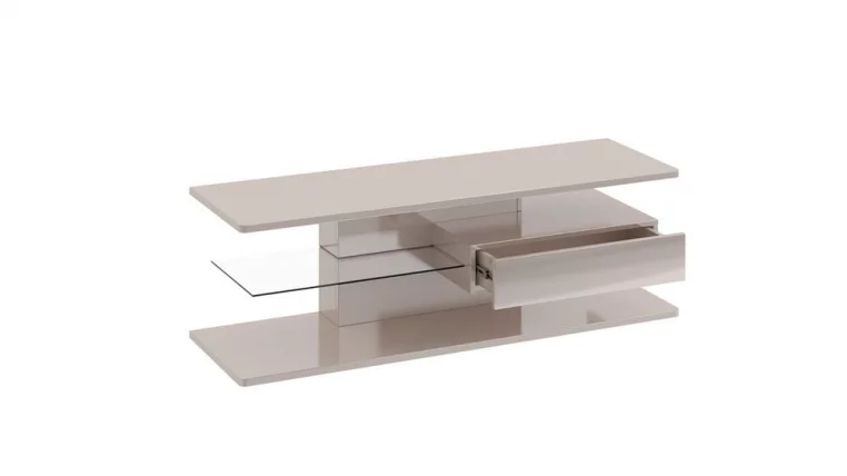 Тумба ТВ тип 1 Диамонд Бежевый глянец / Diamond_1