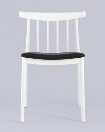 Стул пластиковый Ранч с мягким сиденьем Белый / Ranch_3