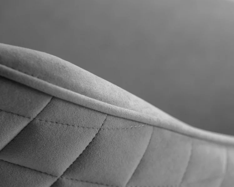 Стул обеденный ДОБРИН СТЕЛЛА (ЭМАЛЬ ЧЕРНЫЙ МУАР велюр Катаниа Стоне) / DOBRIN STELLA Catania Stone)_6