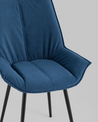 Стул обеденный Осло велюр Синий_7