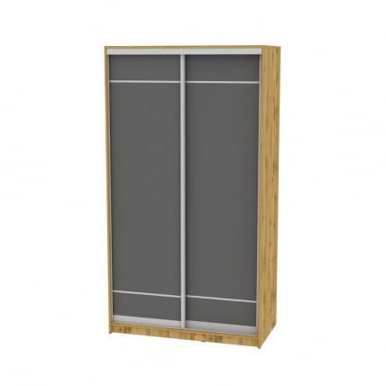 Шкаф-купе Б-220х120х60-1(ДВ-Графит-Д7Д7) / B-220х120х60-1(ДВ-Графит-D7D7)_0