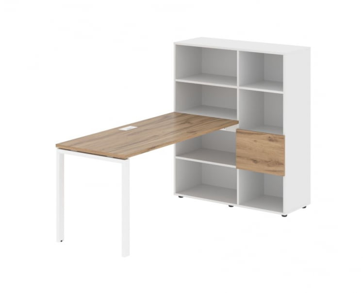 Рабочая станция ЕДИС ЕУРСТ 1115 Дуб Денвер светлый Белый Белый / EDIS EURST_0