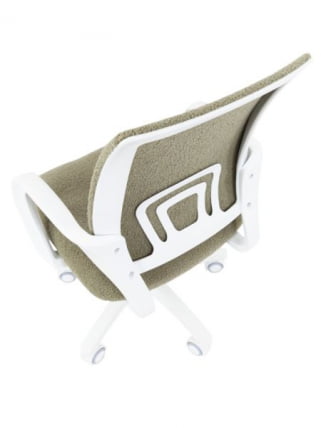 Детское кресло CХАИРМАН ТИН (КИДС) 103 белый пластик БАРНИ (БАРНИ) Оливка / CHAIRMAN (KIDS) (BARNI)_2