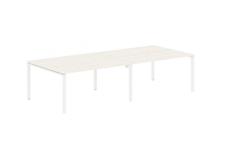 Бенч-система 4-местная ЕДИС ЕУВСТ 3113 Ясень Траун Белый / EDIS EUWST_0