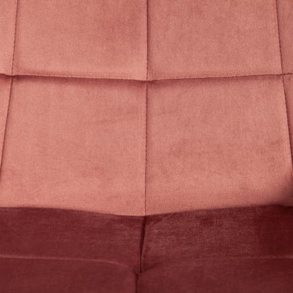 Стул АБРУЗЗО ( мод. 8060 ) металл/вельвет, 52 х 63 х 85 см, коралловый (ХЛР 44)/черный / ABRUZZO mod. (HLR_6