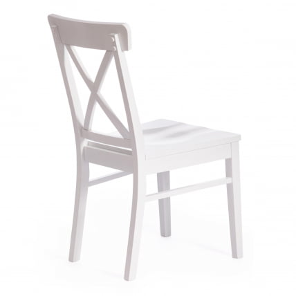 Стул Ретро дерево гевея, МДФ, 44,3 кс 55 кс 89 кс СХ45см, Белый (Вхите) / Retro x x x SH45см, (White)_2