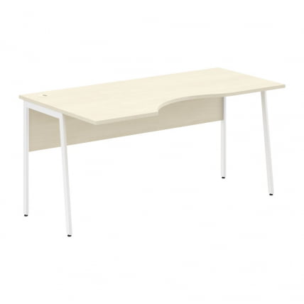 Стол эргономичный левый ИМАГО Плус СА-1П(Л) Клен Белый / IMAGO Plus СА-1P(Л)_0